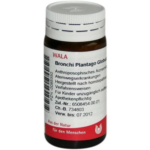 WALA HEILMITTEL GMBH BRONCHI PLANTAGO Globuli velati 20g PZN 85350