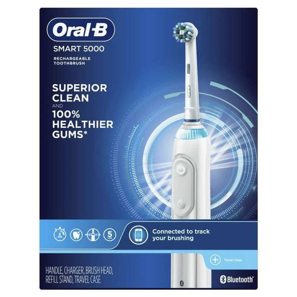 Oral-B Smart 5000 SmartSeries Cepillo de dientes eléctrico recargable eléctrico - Blanco Foto 1 de 1