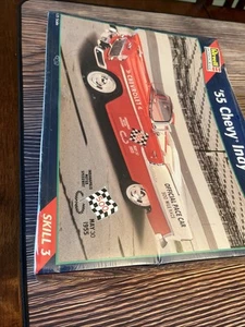 Revell '55 Chevy Indy Pace Car Kit #85-2496 Factory Sealed 1:25 Dented Box - Picture 1 of 4