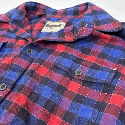 Altamont Shirt Men's Medium Bust Plaid Flannel Skate Grunge Slim Fit Button Up - Image 1 of 4