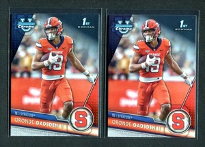 TWO (2) 2023 Bowman University Chrome - #162 Oronde Gadsden II [Base] Card Lot - Picture 1 of 2