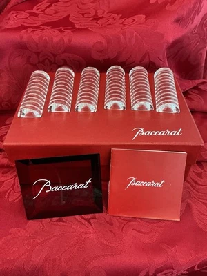 NUEVO EN CAJA IMPECABLE Único BACCARAT Francia 6 VEGA/LALANDE Cristal CUCHILLO PALILLOS DESCANSOS Foto 1 de 4