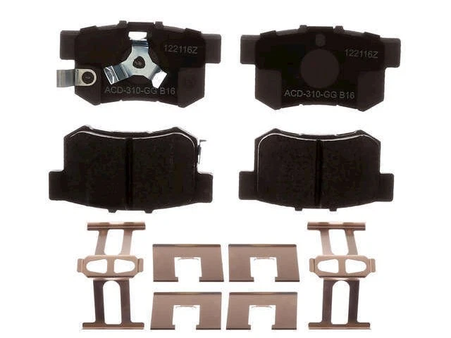 Juego de pastillas de freno traseras para Honda Accord Crosstour 2010-2011 NW881ZN plata cerámica Foto 1 de 1