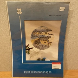 Permin of Copenhagen Danish Art SEALS Cross Stitch Pattern Leaflet 158403 - Picture 1 of 6