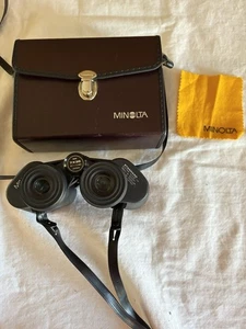 Minolta MK 7x35 Binoculars Extra Wide 11° Japan Multi-Coated w/ Case - Picture 1 of 12