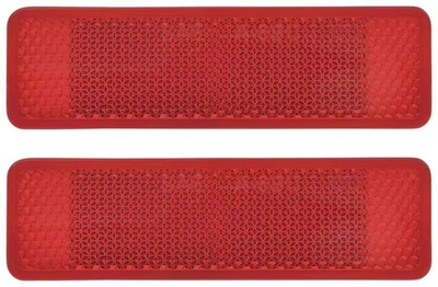 1969 Dodge Plymouth A & B-Body; Rear Side Marker Lens; Red; Pair - Image 1 of 3