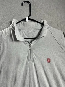 Holderness Bourne The Somerville Sweater Men Large 1/4 Zip Pullover Golf Logo - Picture 1 of 11
