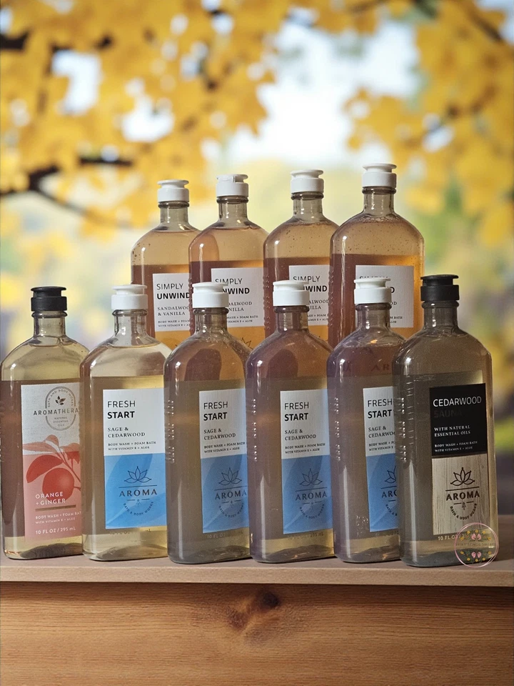 Assorted Men's & Women's Aroma Therapy Foaming Body Wash 4 Variations - Image 1 of 1