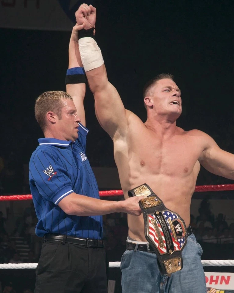 Impresión fotográfica de John Cena 11x14 La última vez es ahora PÓSTER DEL ÚLTIMO PARTIDO WWE RAW IC CHAMP Foto 1 de 1