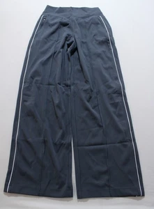 Athleta Venice HR Damenhose Track Streifen weites Bein CD4 granitblau Small neu mit Etikett - Bild 1 von 6