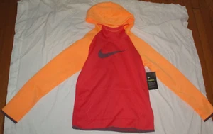Neu Nike Mädchen Therma Fit Langarm Hoodie Größe M Top Neu mit Etikett $ 40 Einzelhandel Macy's - Bild 1 von 5