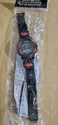 HONHX Hombre S Reloj Deportivo Digital LED Resistente al Agua 30M 9" Correa Silicona SS Trasera Foto 1 de 4