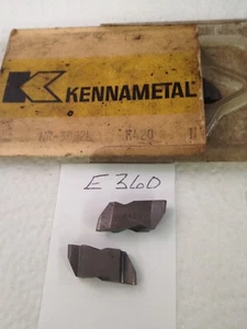 5 NEW KENNAMETAL NR 3062L TOP NOTCH CARBIDE INSERTS. GRADE K420. (E360) - Picture 1 of 2