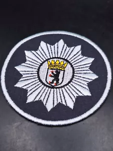 Polizei Ärmelabzeichen Berlin Stoffabzeichen Patch Frühe Jahre Uniform Police - Bild 1 von 1