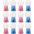  12 Pcs Plastic Baby Gumball Machines Toy Candy Bank Mini Grabber