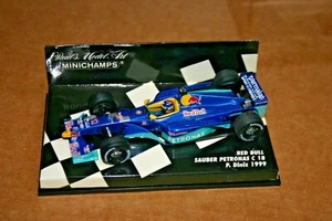 1/43 RED BULL SAUBER PETRONAS C 18 F1 PEDRO DINIZ #12 1999 MINICHAMPS - Picture 1 of 3