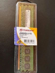 Transcend JM800QLU-1G 1GB DDR2-800 Memory RAM - Picture 1 of 1