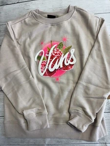 Vans Sweatshirt Kids Youth Girl's Medium 10-12 New Berry Pop Crew Skateboarding - Picture 1 of 5