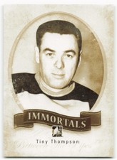 2013-14 Tiny Thompson  ITG In The Game Between the Pipes Immortals