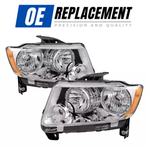 FÜR 2011-2013 JEEP GRAND CHEROKEE 2011-2017 COMPASS HALOGEN SCHEINWERFER G+D - Bild 1 von 7