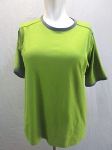 Columbia Size 14-16 Boys Green Short Sleeve Athletic T-Shirt 7W-819 - Picture 1 of 9
