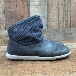 Stivaletti donna Emu Australia grigio pelle scamosciata traforati numeri 8,5 - Foto 1 di 12