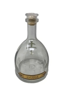 D'USSE COGNAC BOTTLE 750ML (1) Empty with Glass Cork Stopper France - Picture 1 of 11