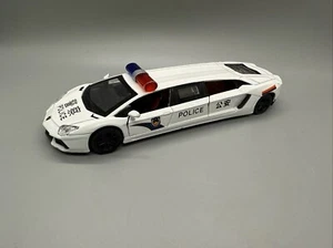 Ty Model diecast lamborghini police car Limo Stretch 7.25x2.25”luxurious Pull - Picture 1 of 19