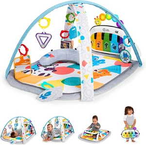 4-In-1 Tunes Music and Language Play Gym and Piano Tummy Time Activity Mat - Picture 1 of 12
