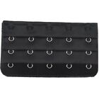 Black 5 Rows Hook and Eye Tape Extension Bra Strap Extender 5 Pcs for Women ee