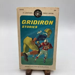 Gridiron Stories Edited by Josh Furman (1968, Paperback) Vintage Football Book - Imagen 1 de 11