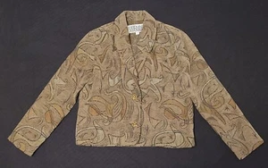 Vintage SILVERADO braune Gobelin-Jacke (M) ART TO WEAR Magic Cosmic Swirl Santa Fe - Bild 1 von 21