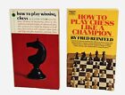 Chess Books By Fred Reinfeld How to Play Chess Like A Champion /Winning Chess PB