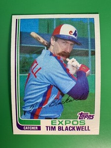 1982 Topps Tim Blackwell #7T Montreal Expos