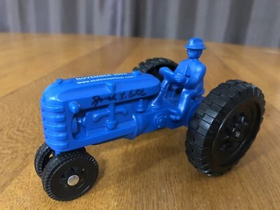 VTG 2003 BLUE FORD PLASTIC 5” TRACTOR SIGNED JOSEPH L ERTL AUTOGRAPHED USA TOY - Image 1 of 4