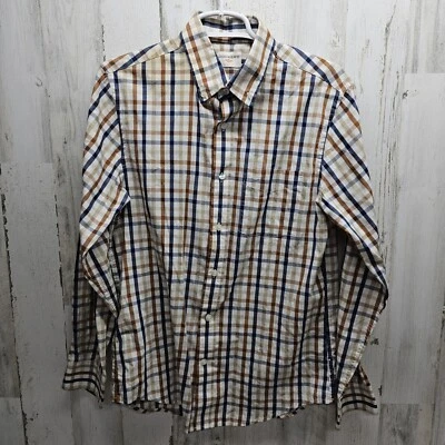 Dockers Men Plaid Dress Shirt L multicolor. 60% cotton algodon .polyester  - Image 1 of 4