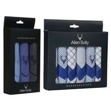 Allen Solly Men's Cotton Handkerchief (Free Size)Pack of 3 and Pack of 6 Hankies