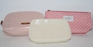 3 KOSMETIK-MAKE-UP-TASCHEN KOLLEKTION - BVLGARI, LOUISE C. & SOTHYS OF PARIS / PINKS - Bild 1 von 13