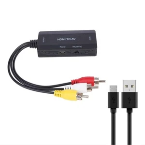 RCA AV S-Video to HDMI-compatible Converter Audio Video Adapter for DVD HDTV STB - Bild 1 von 11