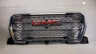 GMC SIERRA DENALI 1500 2019-2021 parachoques delantero parrilla cromada con cámara OEM Foto 1 de 4