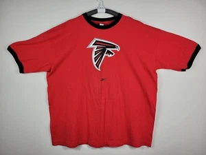 Atlanta Falcons NFL Reebok Vintage T-Shirt Red NFL Made in USA Mens Size 3XL - Picture 1 of 16
