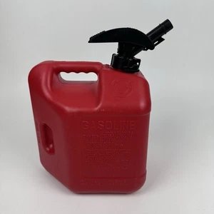 Blitz 21610 Enviro Flo 2 Gal 8 oz Red Plastic Gas Can Self Venting Lever Spout - Picture 1 of 10