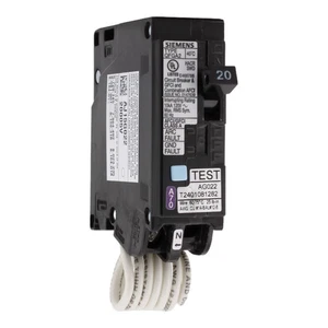 Siemens Q120DF 20 Ampere 120 Volt 1-polig Doppelfunktion AFCI/GFCI Pigtail - Bild 1 von 5