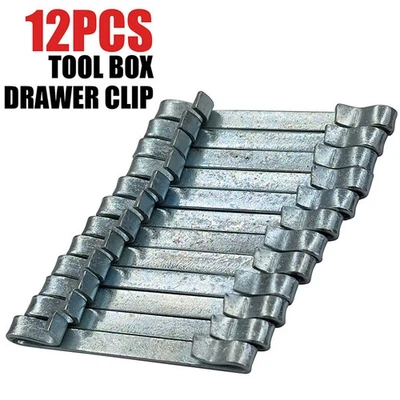 12 Piezas Doble Lazo Estilo 2" Resorte Guardián Clip Accesorios Cajón Deslizable Foto 1 de 4