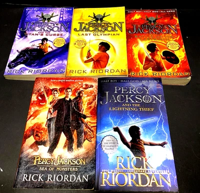 PERCY JACKSON 5 PB BOOK SERIES BY RICK RIORDAN - image 1 of 4