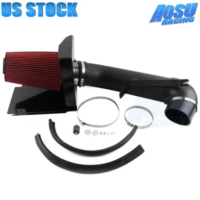 Filtro protector térmico sistema de admisión de aire frío para Chevy GMC Silverado 99-06 negro Foto 1 de 4