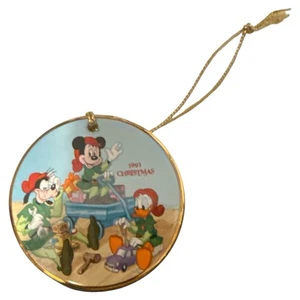 Disney 1993 adorno de Navidad Groiler coleccionables "Santa's Workshop" Mickey - Imagen 1 de 2