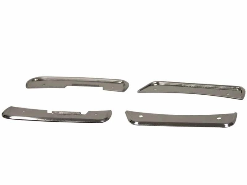 UNITED CLASSIC PARTS 4x Blende Chromblenden Set für Mercedes R107 SL Türarmlehne Armlehne an der Tür