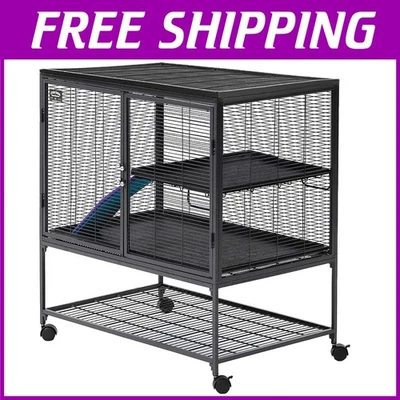 Jaula para animales pequeños Critter Nation - 2 niveles y sartén Foto 1 de 4