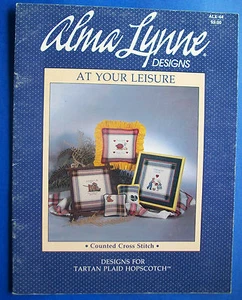 "At Your Leisure" Alma Lynne Designs #ALX-44 Counted Cross Stitch Charts Tartan - Picture 1 of 1